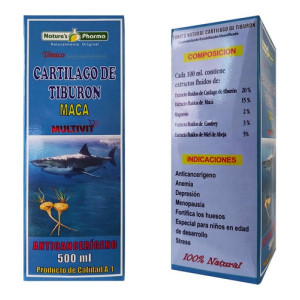 Cartílago De Tiburón + Maca 500 ml – Nature’s Pharma