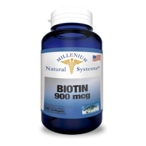 Biotina 900 mcg 60 cápsulas – Natural Systems