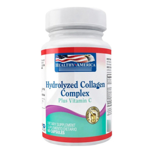 Colágeno Hidrolizado 1500 mg + Vitamina C X60 Cápsulas – Healthy America
