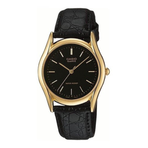 Reloj Casio LTP-1094Q-1ARDF en Cuero para Mujer Fondo Negro