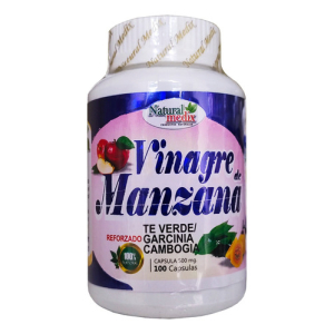 Vinagre de Manzana Reforzado 100 Cápsulas – Natural Medix