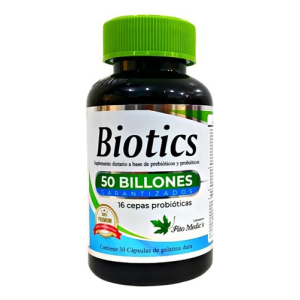 Biotics Probióticos – 50 Billones