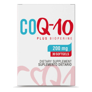 Coenzima Q-10 200 Mg Bioperina - 30 Cápsulas