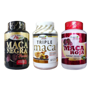 Maca Negra + Triple Maca + Roja – Natural Medix