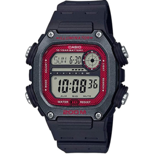 Reloj Deportivo Casio Illuminator DW-291H-1BV – Resina Negra