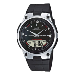 Reloj Casio AW-80 Collection Negro y Plateado – Analógico Digital