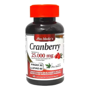 Cranberry 25.000 Mg – 60 Cápsulas