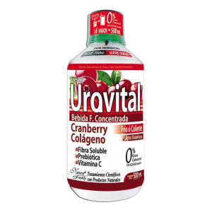 Urovital Cranberry Botella 500 ml - Apoyo urinario natural y eficaz