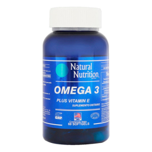 Omega 3 1000 Mg + Vitamina E - 60 Cápsulas