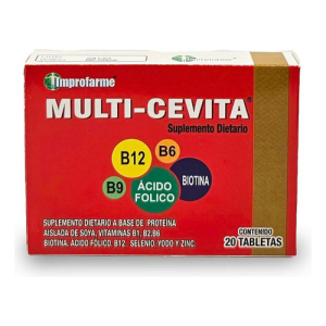Multicevita Multivitamínico – 20 Tabletas