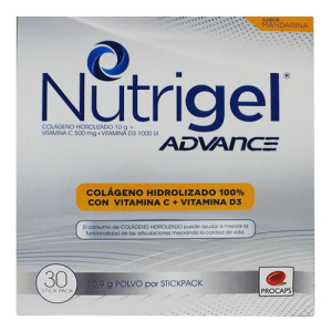 Nutrigel Advance - 30 Sachets sabor Mandarina
