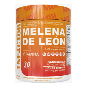 Melena De León En Polvo Marca Internatural 450g Capuccino Suplemento Nutricional Capuchinno