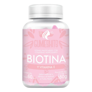 Gomitas De Biotina Internatural World Frutos Rojos Veganas Frutos Rojos