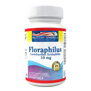 Suplemento En Softgels Healthy America Natural Probióticos De Probióticos Floraphilus Sin Sabor