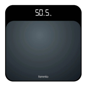 Bascula Digital Peso Personas 180 Kg Pesa Corporal Baño Personal Femmto Gris Oscuro