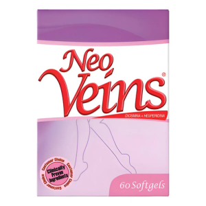 Neoveins 500 Mg Diosmin + Hesperidin 60 Softgels Healthy Natural