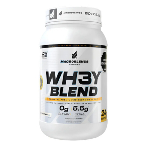Proteína Polvo Macroblends Whey Blend Sabor Vainilla 2lb Deportivo