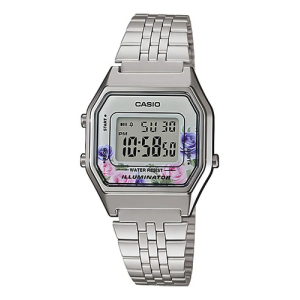 Reloj Casio Vintage La-680wa-4c Modelo Floreal Ag Ofiical